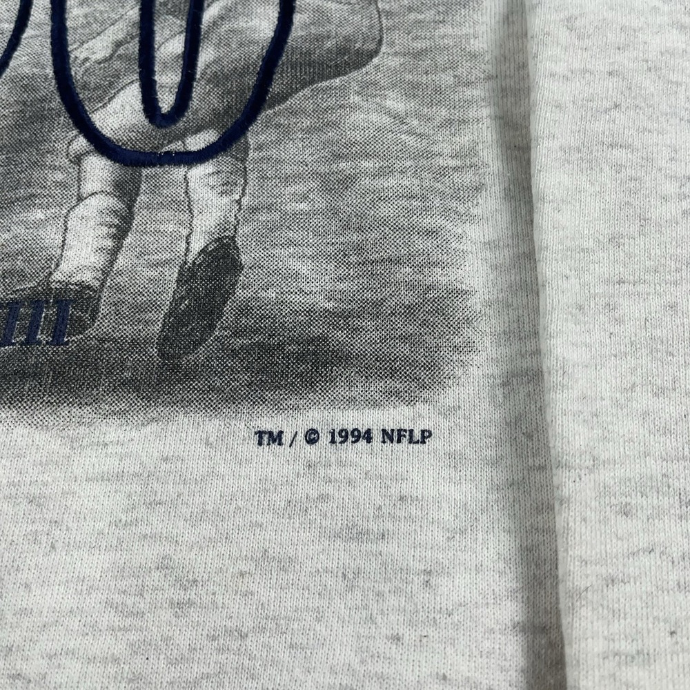 Vintage Dallas Cowboys Sweatshirt Mens Large Nutmeg NFL Football Crewneck 1994 - Picture 7 of 13